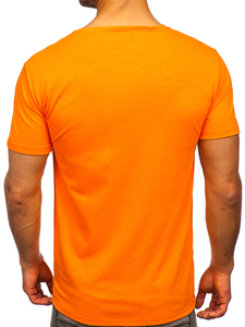 Camiseta estampada para hombre color naranja Bolf Y70005