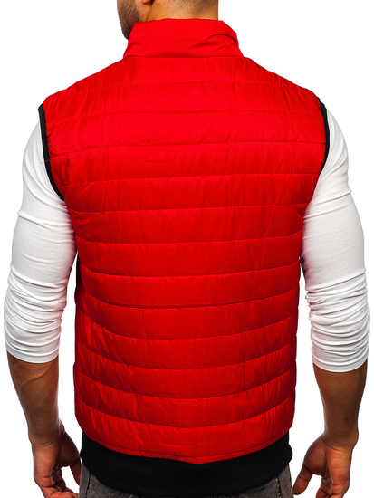 Chaleco acolchado para hombre color rojo Bolf MY77