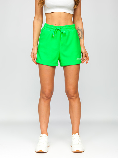 Pantalón corto de chándal para mujer verde Bolf HA22A