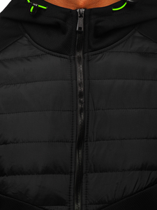 Chaqueta de entretiempo para hombre negro Bolf KS2232