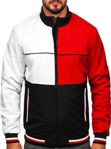 Chaqueta bomber de entretiempo para hombre multicolor-1 Bolf 84M3003