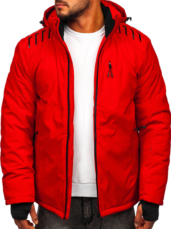 Chaqueta de invierno para hombre rojo Bolf 6580