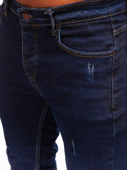 Pantalón vaquero slim fit para hombre azul oscuro Bolf 6785
