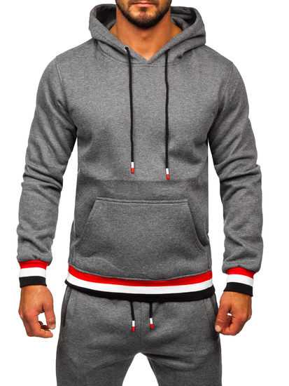 Chándal con capucha para hombre grafito Bolf 8C60
