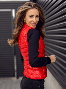Chaleco acolchado para mujer rojo Bolf R0107AA