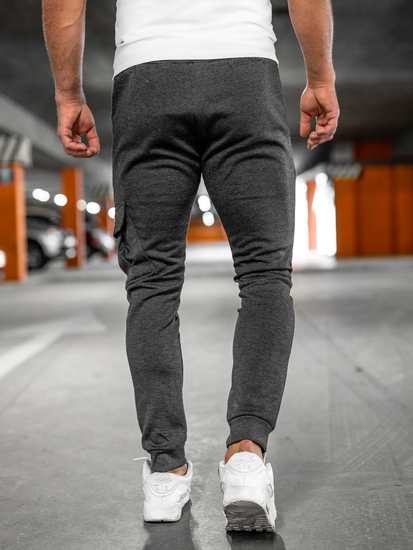 Pantalón jogger de combate para hombre grafito Bolf HW2173