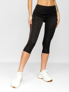 Conjunto deportivo de dos piezas para mujer negro Bolf XL012A1