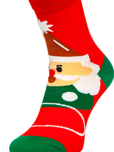 Calcetines navideños para mujer multicolor-1 Bolf M798-4P 4 PACK