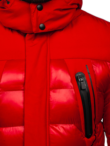 Chaqueta acolchada de invierno para hombre rojo Bolf 99527
