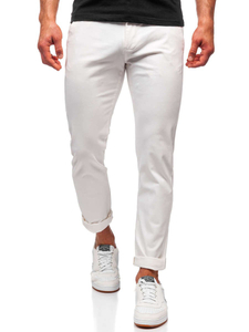 Pantalón chino para hombre blanco Bolf 1143