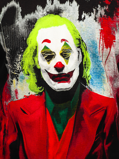 Camiseta de manga corta con impresión para hombre negro Bolf 192244