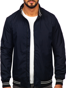 Chaqueta de entretiempo para hombre azul oscuro Bolf 7345