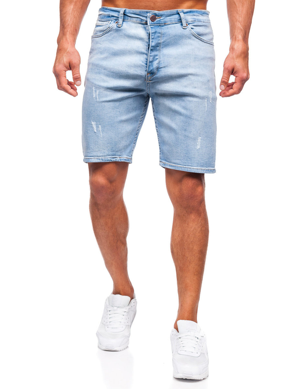 Pantalón corto vaquero azul Bolf 0470