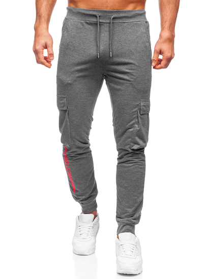 Pantalón jogger de combate para hombre grafito Bolf HW2357