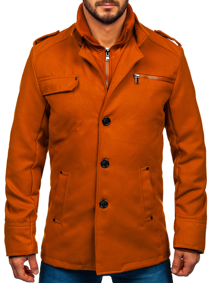 Abrigo para hombre camel Bolf 8856A1