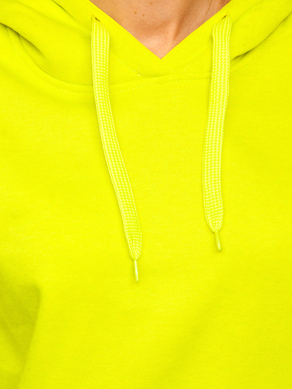 Sudadera tipo canguro para mujer limón Bolf W02B