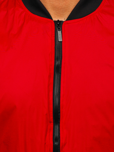 Chaqueta bomber de transición para hombre Rojo Bolf 5M708