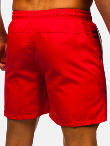 Hombre Bañador Rojo Bolf QD32