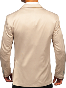 Hombre Blazer elegante Beige Bolf 022