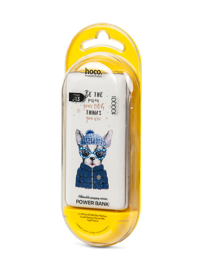 Banco de energía color blanco 10000mAh J13B