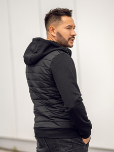 Chaqueta de entretiempo para hombre negro Bolf KS2149