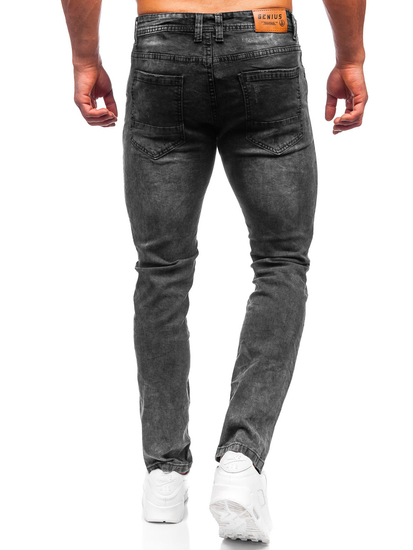 Pantalón vaquero regular fit para hombre negro Bolf K10007-2