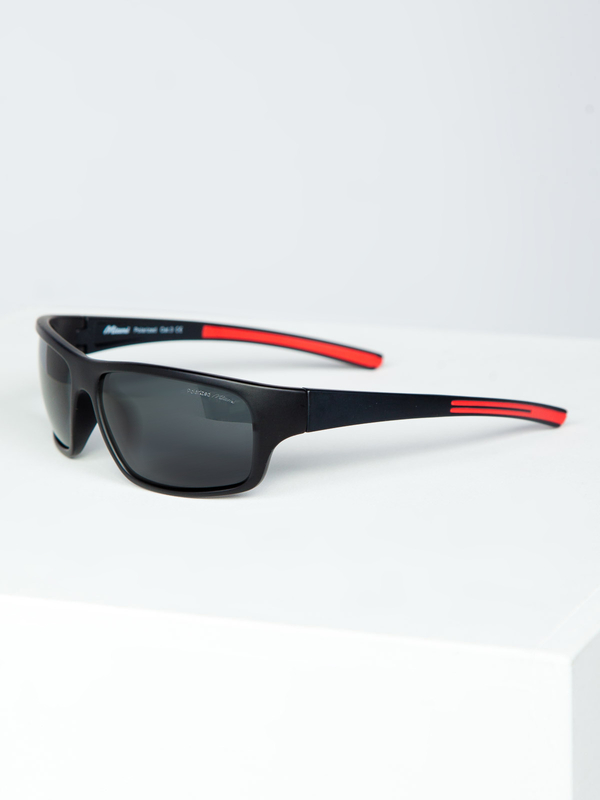 Gafas de sol negro y rojo Bolf MIAMI1