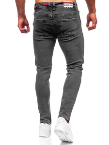 Pantalón vaquero skinny fit para hombre negro Bolf KX565-1