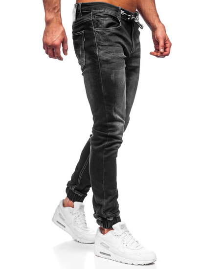 Pantalón vaquero jogger para hombre negro Bolf 30051S0