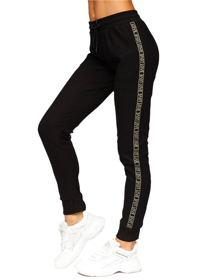 Pantalón deportivo para mujer color negro Bolf W6962