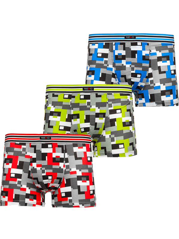 Bóxer para hombre multicolor Bolf 1BE750-3P 3 PACK