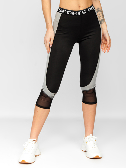 Conjunto deportivo de dos piezas para mujer negro Bolf XL013