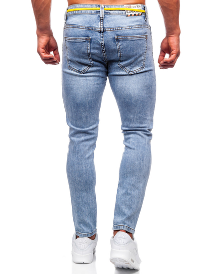 Pantalón vaquero regular fit para hombre azul Bolf KX568