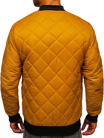 Chaqueta de entretiempo bomber para hombre camel Bolf MY-01
