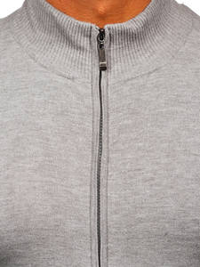 Suéter abierto para hombre color gris Bolf YY07