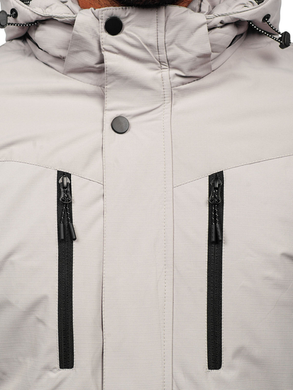 Chaqueta de invierno para hombre gris Bolf 22M320