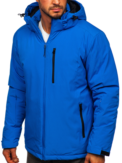 Chaqueta deportiva de invierno para hombre azul Bolf HH011