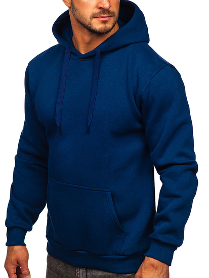 Sudadera tipo canguro con capucha para hombre indigo Bolf 1004
