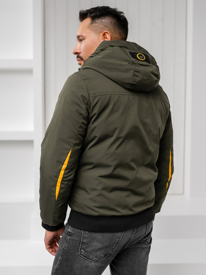 Chaqueta de invierno para hombre verde Bolf 27M8100