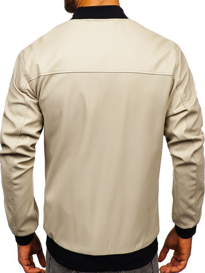 Chaqueta de cuero para hombre crudo Bolf 6124