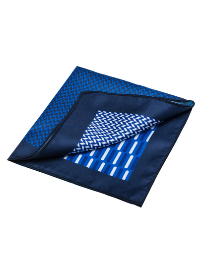 Pañuelo de bolsillo para hombre color azul real Bolf PO34