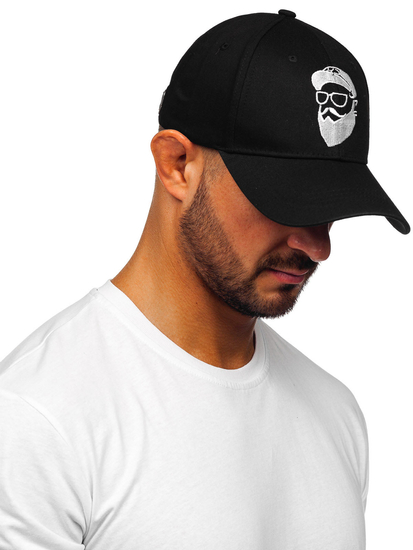 Gorra con visera, negra Bolf CZ123