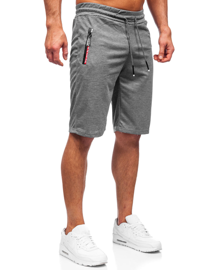 Pantalón corto deportivo para hombre color grafito Denley JX511
