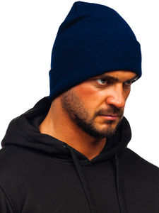 Gorro de invierno con aislamiento para hombre color azul oscuro YW09004M