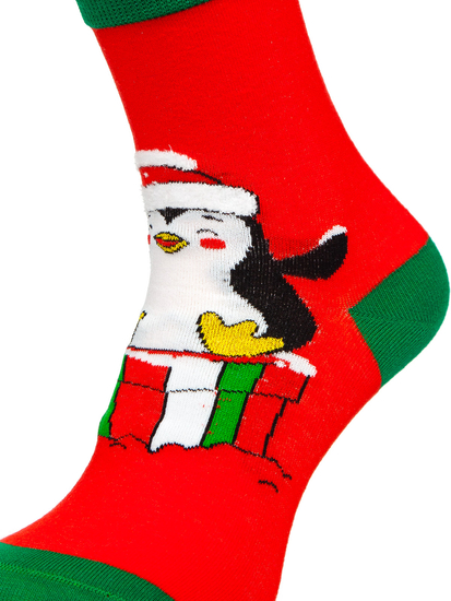 Calcetines navideños para mujer multicolor Bolf M798-4P 4 PACK