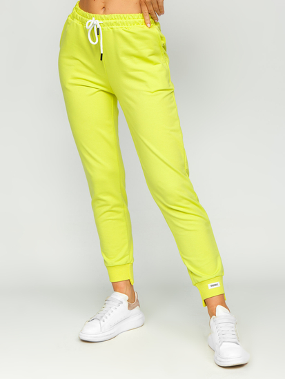 Chándal de dos piezas para mujer verde limón Bolf VE05