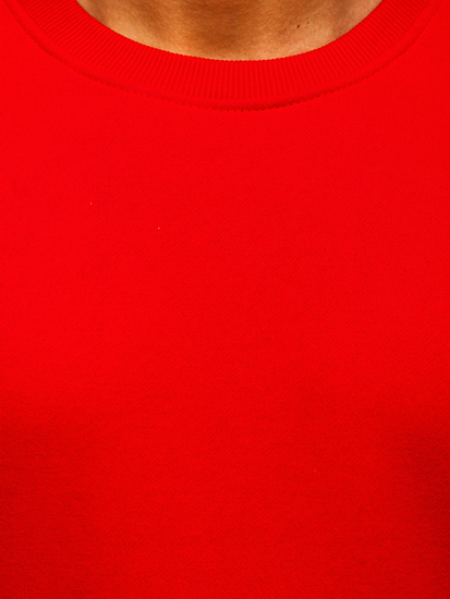 Sudadera sin capucha para hombre rojo Bolf 2001