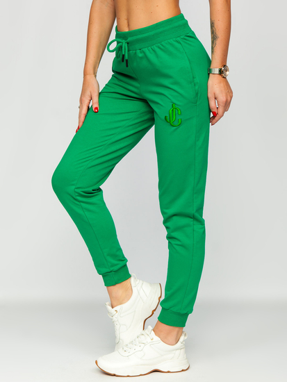 Pantalón de chándal para mujer verde Bolf VE32
