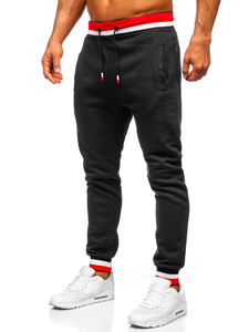 Chándal con capucha para hombre negro Bolf 8C60