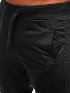Pantalón corto deportivo para hombre color negro Bolf K10002